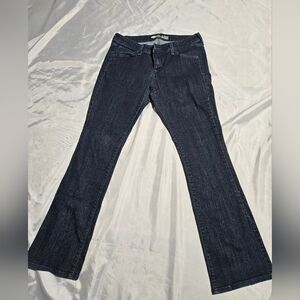 Womens Old Navy Dark Blue Rock Star Jeans Size 14P Boot Cut